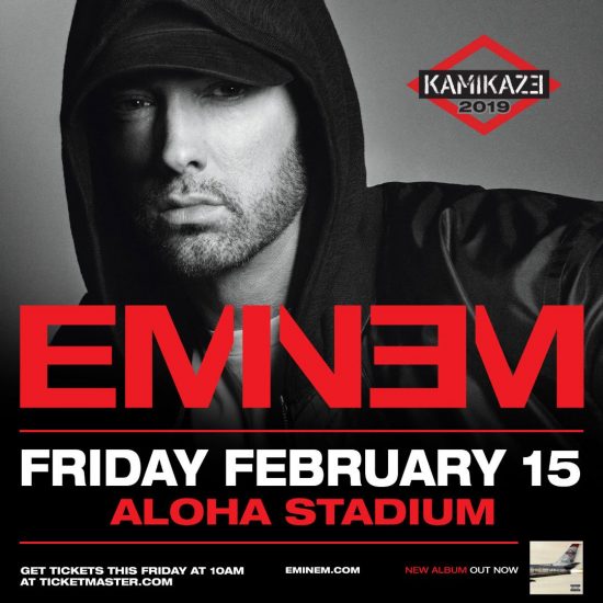 Eminem «зажжёт» на Гавайях! Единственный концерт в феврале 2019-го