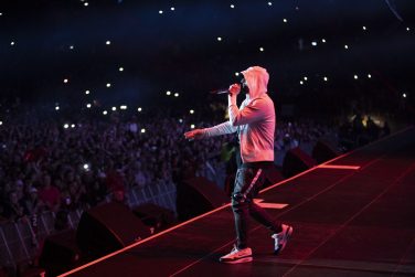Eminem live at Wellington 2019 Rapture Tour. Photos by Jeremy Deputat.