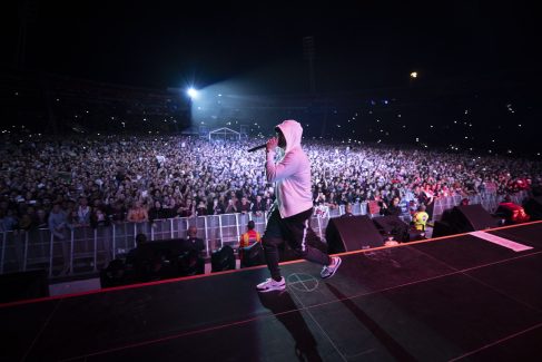 Eminem live at Wellington 2019 Rapture Tour. Photos by Jeremy Deputat.