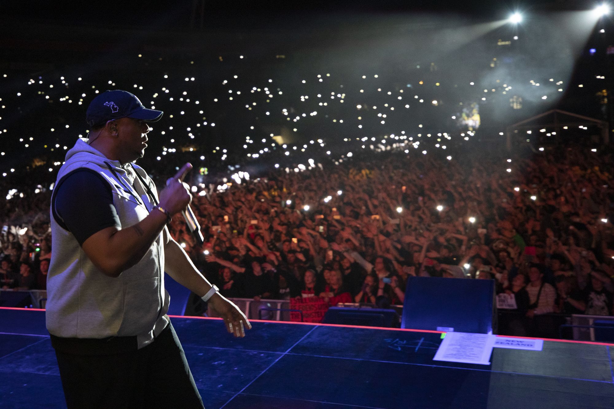 Eminem live at Wellington 2019 Rapture Tour. Photos by Jeremy Deputat.