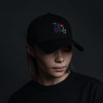 SSLP_Embroidered_Dad_Hat_Female_Model