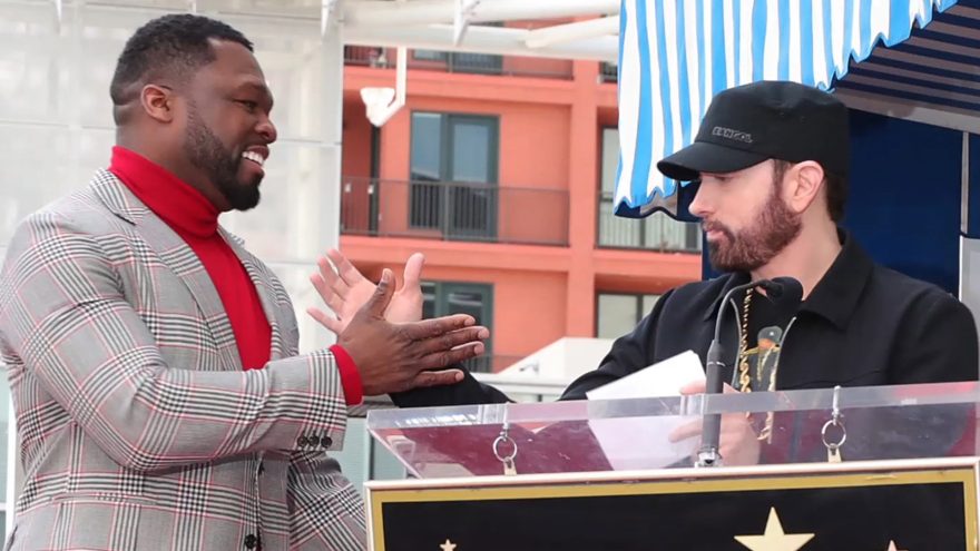 50 Cent и Эминем в Голливуде