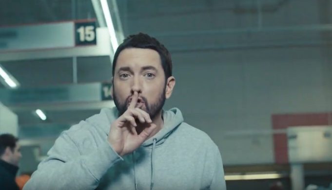 Кадр из клипа "Godzilla"