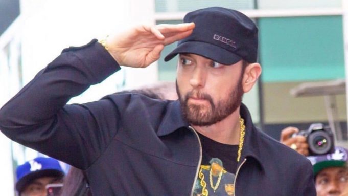 Эминем на «Аллее Славы» в Голливуде