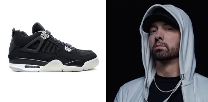 Эминем пожертвовал пару Jordan 4 Retro Eminem x Carhartt в благотворительный фонд