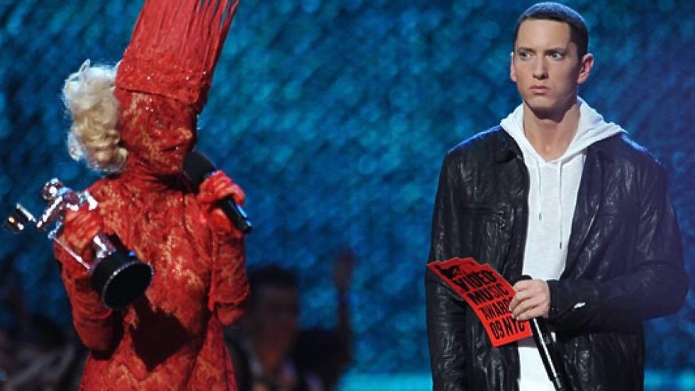 Эминем и Леди Гага на VMA 2009