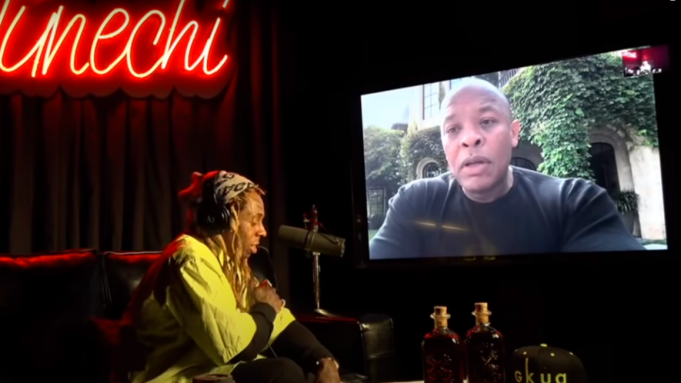 Дре дает интервью Лилу Уэйну