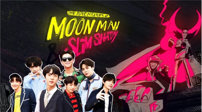 BTS и "The Adventures of Moon Man & Slim Shady"