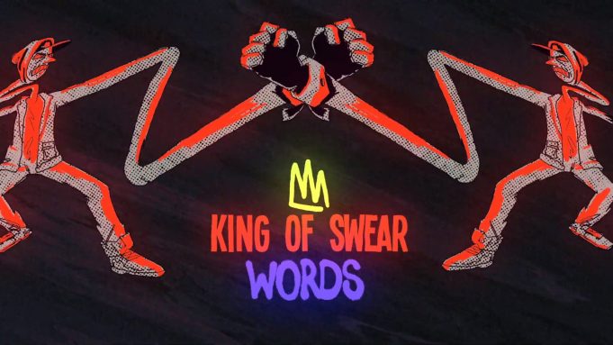 Скриншот текстового видео "The Adventures Of Moon Man & Slim Shady" Кида Кади и Эминема