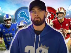 О том как Эминем ходил на проигрыш Detroit Lions, разговоры о футболе и тизеры на новый материал