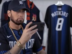Эминем появился в рекламe новых футболок Tigers’ City Connect Jersey