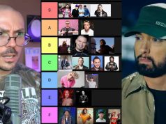 Популярный музыкальный критик Fantano ставит Эминема в высший S-tier среди белых рэперов