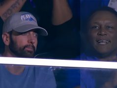 Легенды Детройта на одном экране: Eminem и Барри Сандерс зажигают на матче Lions vs Bears