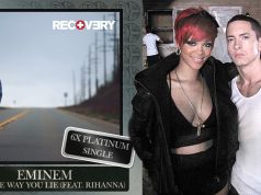 «Love the Way You Lie» получила статус 6× Платина в Великобритании