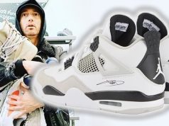 Эминем выставил на аукцион кроссовки, чтобы помочь нуждающимся артистам