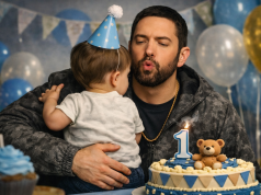 Внук Эминема отпраздновал свой первый день рождения